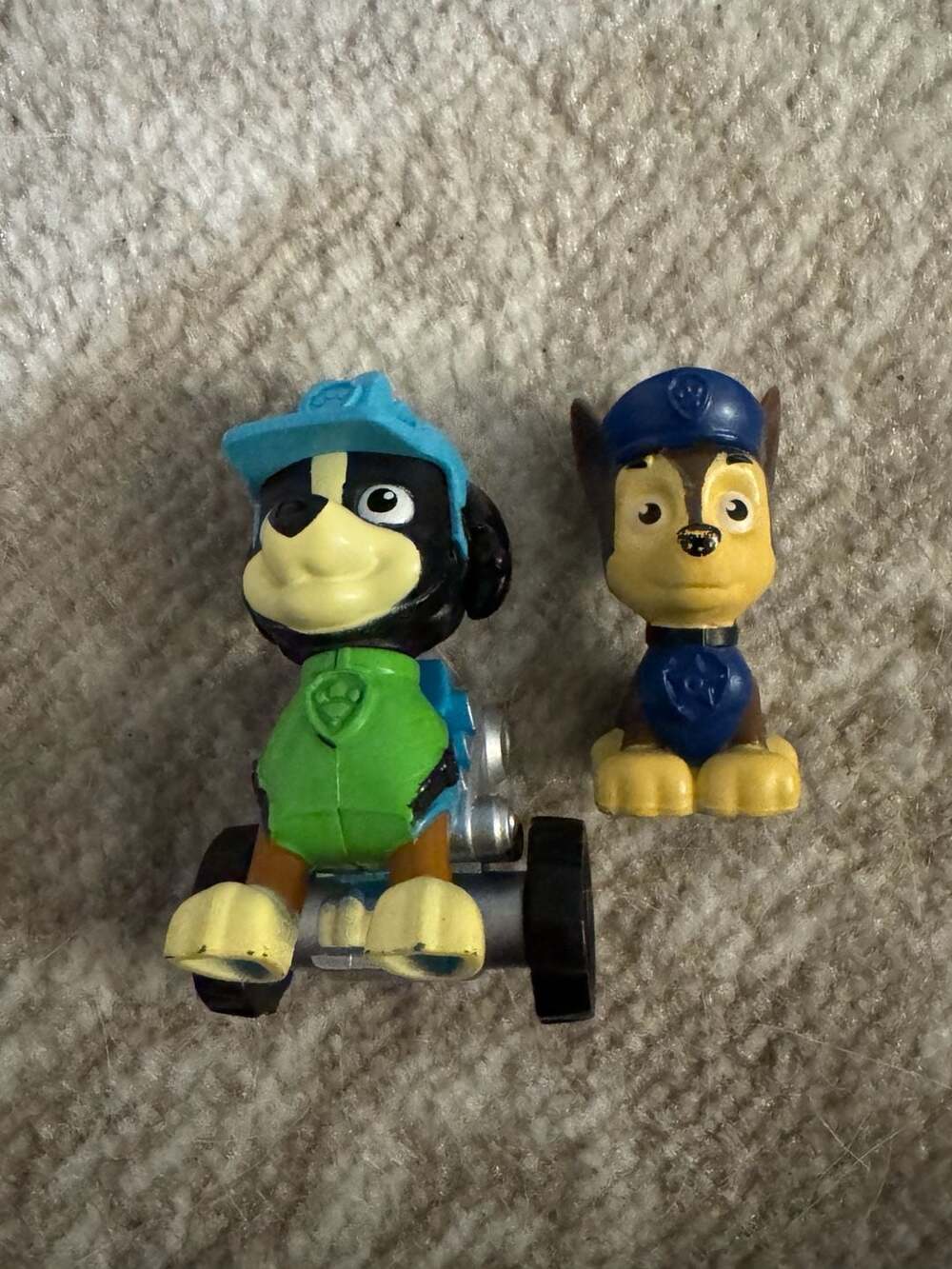 Paw Patrol Dino Rescue Rex in Wheelchair and Mini Chase Figure Lot